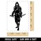 RPG Class Thief Rogue Assassin Scoundrel Rectangle Rubber Stamp for Stamping Crafting